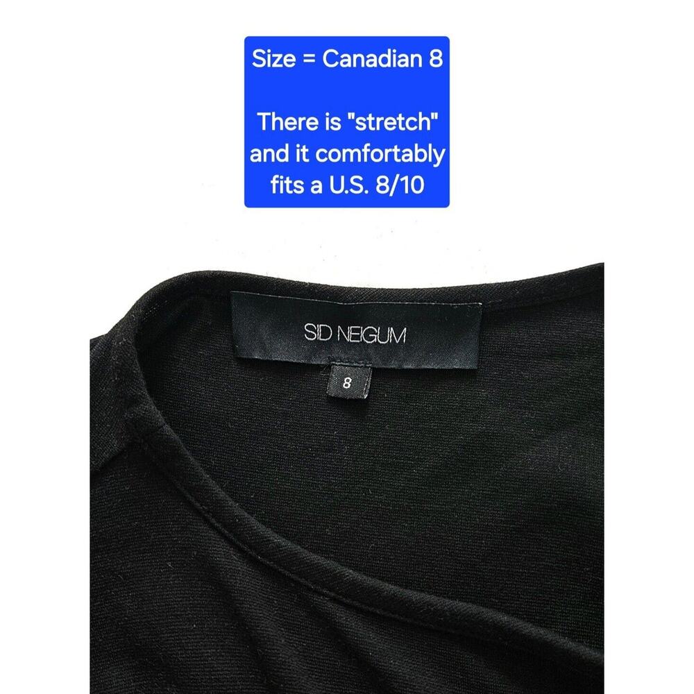 SID NEIGUM "travel-easy-wear" stretch ruched goop fave sleeveless top $425 8 / m - Picture 9 of 12